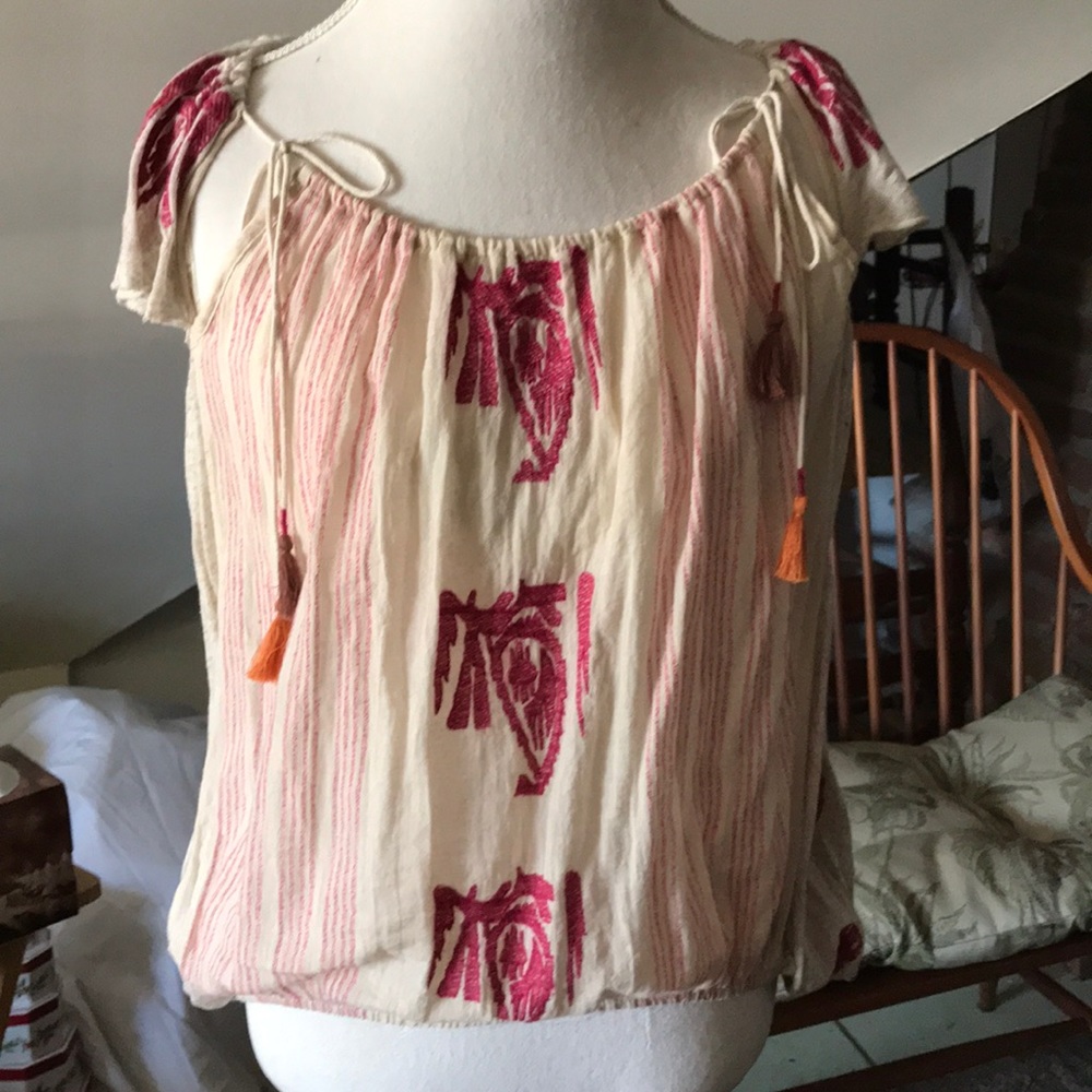 Free people gauze blouse lg